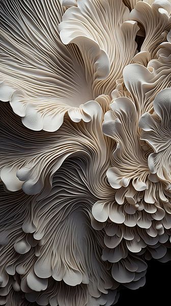 Branchies de champignons blancs par Amanda Moore
