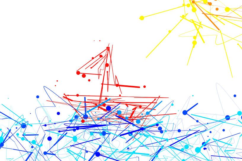 das rote Boot von Dagmar Marina