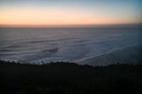 Portugal, Blick auf das Meer bei Nazaré