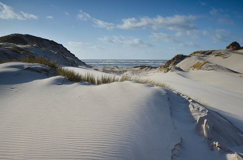 Configuration des vents et vue sur la mer au Kerf