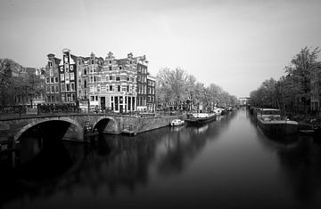 Hoek Prinsengracht en Brouwersgracht in Amsterdam