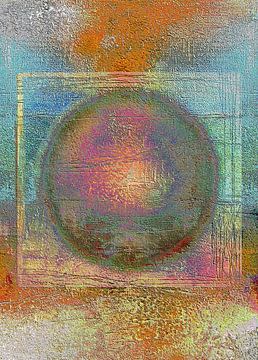 Illusie met cirkel 11 van Claudia Gründler