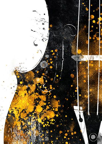 Violoncelle 2 music art or et noir #violoncello #music