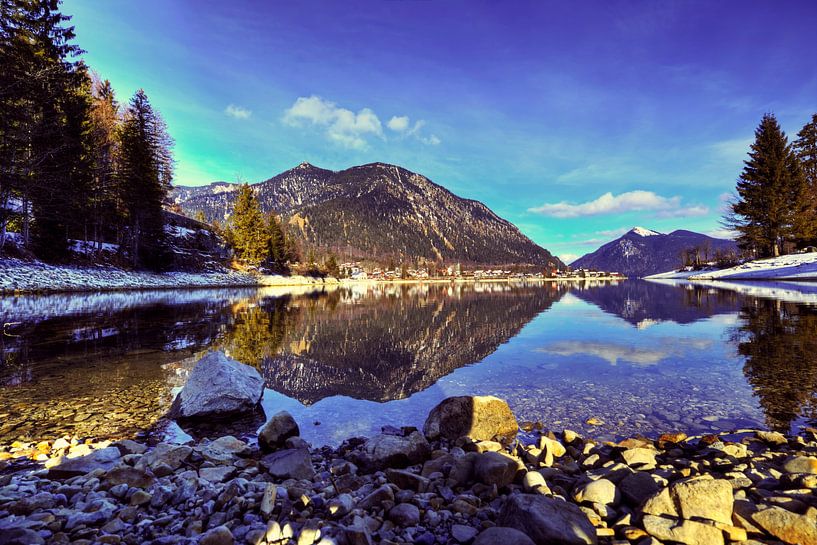 Bergpanorama Walchensee van Roith Fotografie