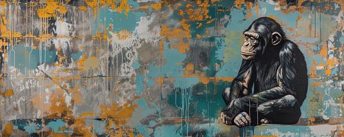 Peindre un chimpanzé