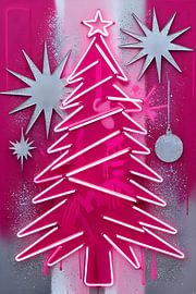 Pinkmas Tree – Neon Chic Kerstboom van Manuela Dekkers