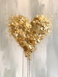 Goldenes Herz von IamHomeStudio