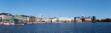 Binnenalster Hamburg von Richard Wareham