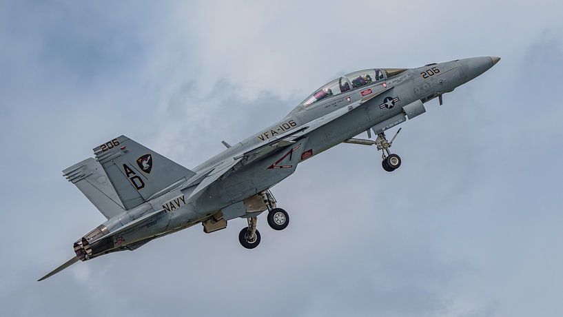 U.S. Navy F/A-18 Rhino Demo Team. von Jaap van den Berg