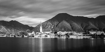 Rottach-Egern in black and white