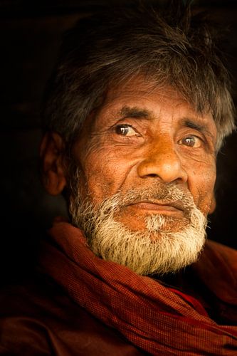 portrait from a man from India