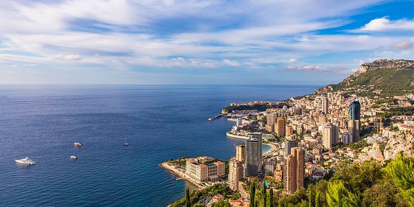 Principality of Monaco on the Côte d'Azur by Werner Dieterich