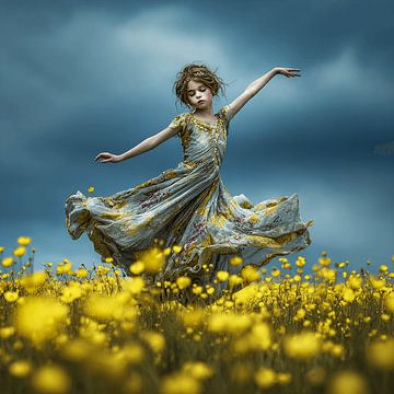 Danse entre le tonnerre et les fleurs – la fille qui oublie le ciel