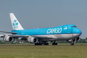Eine neue Lackierung kann nicht schaden. Boeing 747-400 ERF der KLM (PH-CKA) landet auf der Polderba