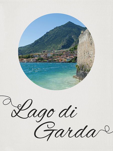 Gardasee - Lago di Garda von Grafikdesign Manuel Groß