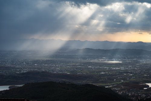 Kruja gebergte in Albanië