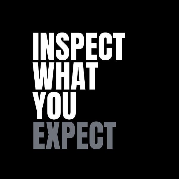 Inspect What You Expect by Rooie Dries