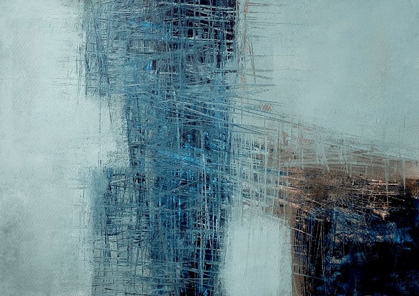 aquamarin abstrakt von Ela Szczepaniak