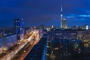 Berlijnse skyline met televisietoren van Jean Claude Castor
