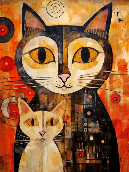 Kat abstract van Imagine