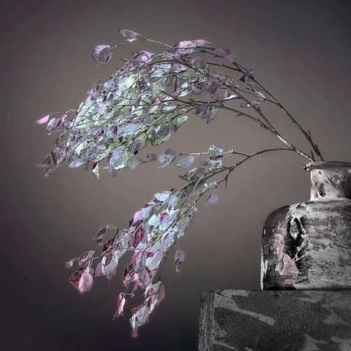 Nature morte avec une branche de bouleau 1.