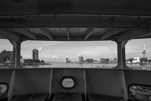 Ein Blick von der SS Rotterdam in Rotterdam Katendrecht