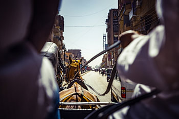 Street Photography Egypt – Cairo Wall Decoration Canvas Colour and Black and White
