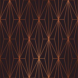 ELEGANT BLACK BEAN COPPER PATTERN I