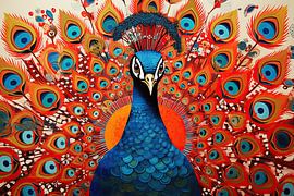Pfau in der Natur