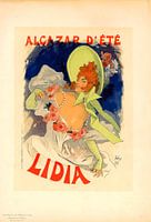 Alcazar d'été, Lidia JULES CHERET (CHÉRET) 1896