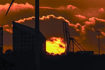 Sunset at work by A.E.J. Vellekoop