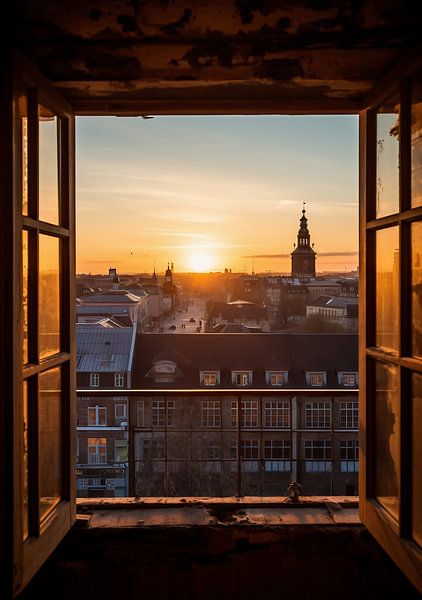 Stadtansicht von fernlichtsicht