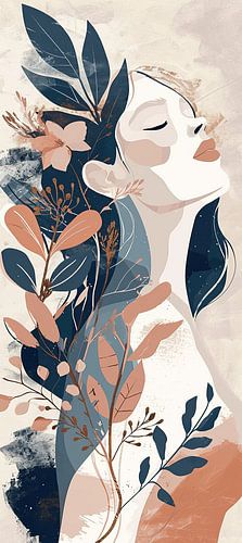 Modernes Frauenportrait | Flora Frauenportrait