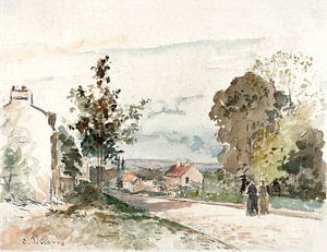 The Road from Versailles to Louveciennes (c. 1872) by Camille Pissarro. sur Studio POPPY