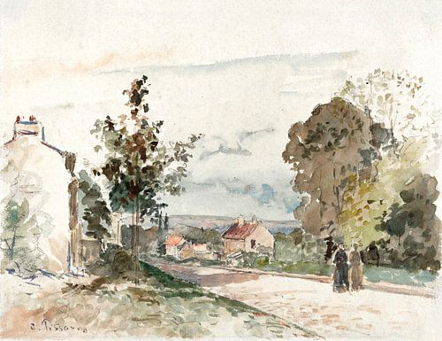 The Road from Versailles to Louveciennes (ca. 1872) by Camille Pissarro.