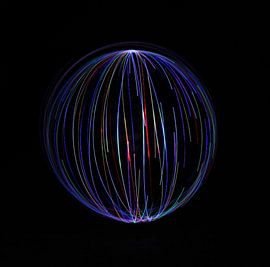lightpainting colour ball