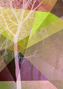 P22 TREES AND TRIANGLES sur Pia Schneider