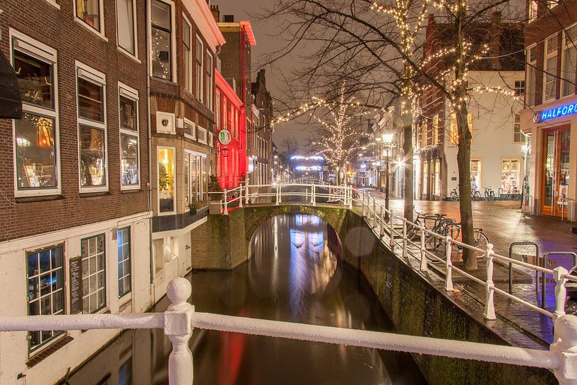 Oude Delft te Delft 2 by Ad Van Koppen Fotografie