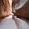 Enge Felsenschlucht Siq (Jordanien) von Christoph Kötteritzsch
