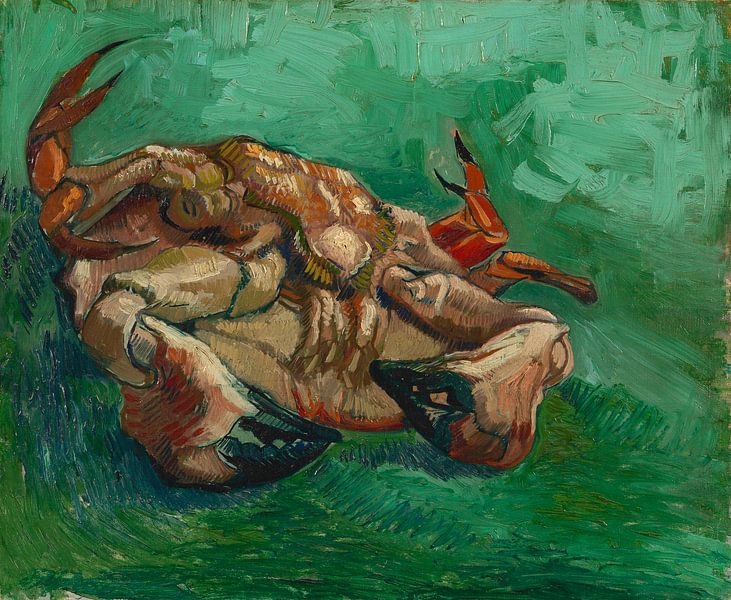 Vincent van Gogh, Crustacean, liggend op zijn rug van 1000 Schilderijen