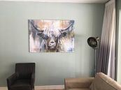 Klantfoto: Highland Cow I van Atelier Paint-Ing