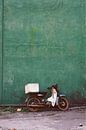 Vintage scooter in a backyard in Galle, Sri Lanka by Lukas Schulz thumbnail