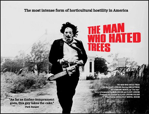 The Man Who Hated Trees by Vintage Covers