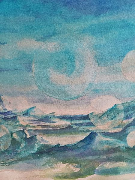 Luftblasen im Himmel von EsclusiV Art