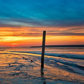 Sunrise Wadden Sea by Johan Habing