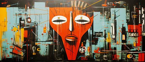 Abstract Kunstwerk 'DYNAMIC CHAOS'