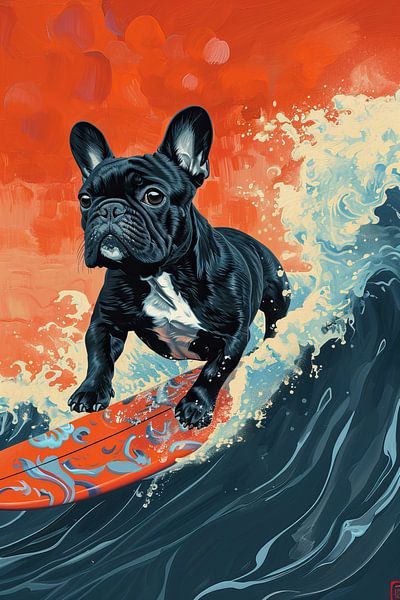 Bulldog Adventure by Wonderful Art