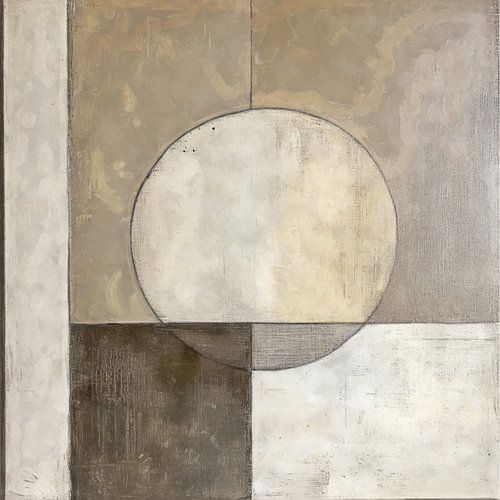 Gelaagde Stilte – Japandi Werk in Neutrale Tinten