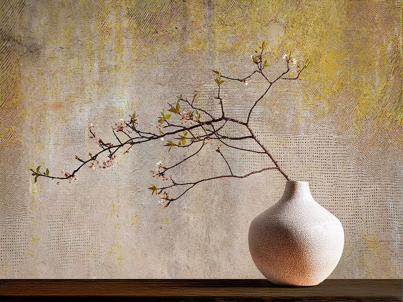 Japandi Art: Ruhiges und gelassenes Stilleben in neutralen Tönen von Studio Pieternel