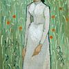 Meisje in Wit, Vincent van Gogh van Liszt Collection